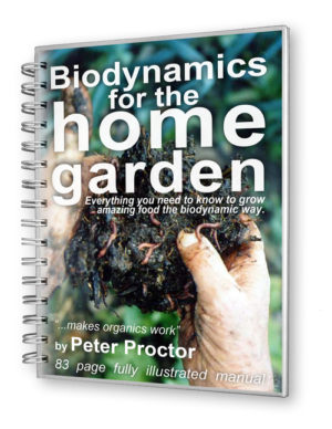 Biodynamics for the home garden ebook